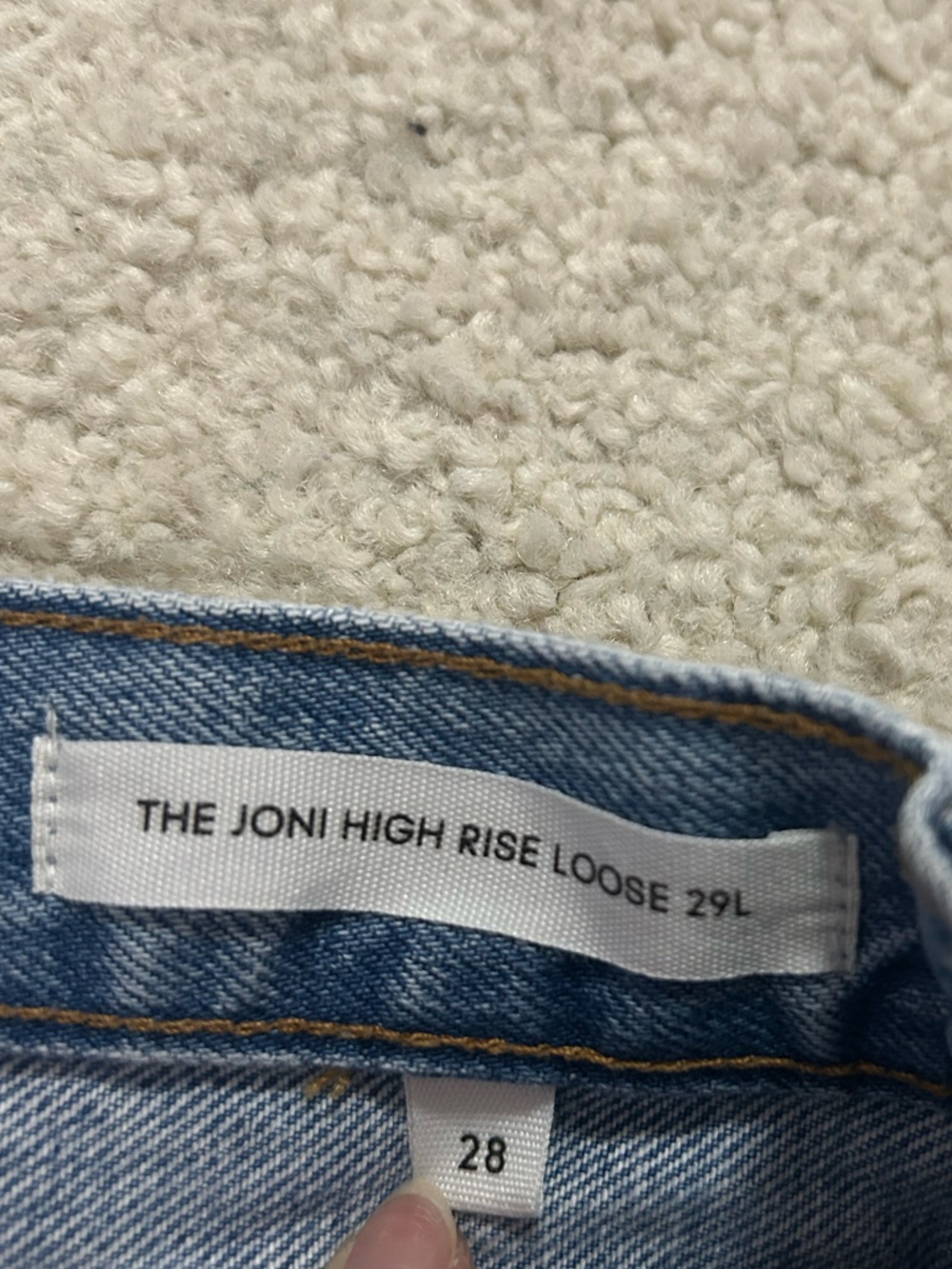 Denim Forum Joni High Rise Loose 29L - Picture 3 of 4